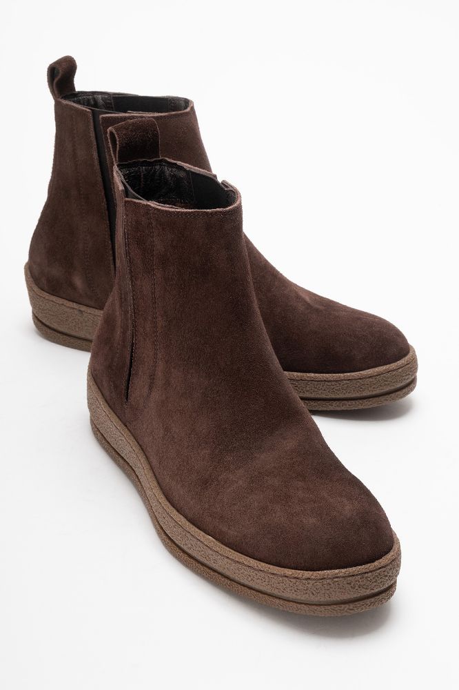 erkek-deri-bilekte-lastikli-bot-KAHVE SUET-GLR9028-0102943_0